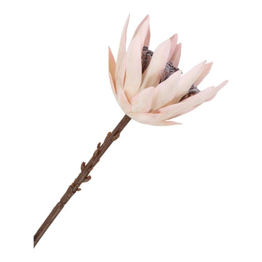 King Protea boeket kunstbloemen - bordeaux - 65 cm