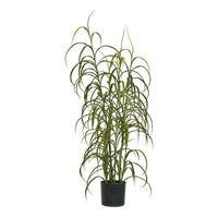 Siergras kunstplant - groen - 89 cm - Mooier Thuis