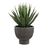 Kunstplant Agave met Pot Groen 41 cm - groen en grijs - Mooier Thuis