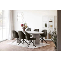 House of Nordic Dahlia boeket kunstbloemen - multicolor - 68 cm - Mooier Thuis