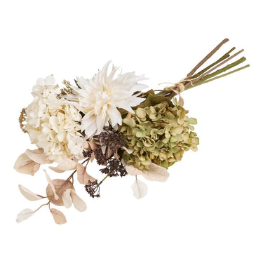 Hortensia boeket kunstbloemen - multicolor - 67 cm