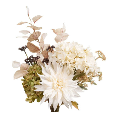 Hortensia boeket kunstbloemen - multicolor - 67 cm