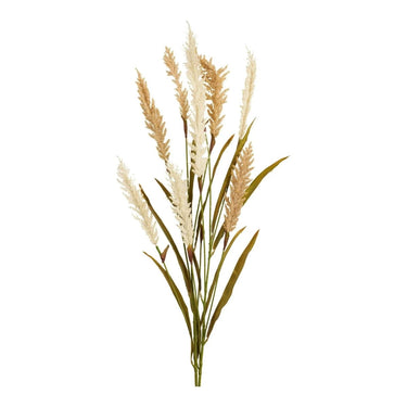 Siergras kunstplant - beige/zand - 130 cm