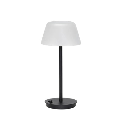 Schwarze tragbare Salonlampe