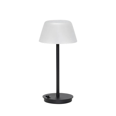 Zwarte draagbare salonlamp