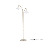 Como Vloerlamp 2-lichts Beige - beige en wit - Mooier Thuis