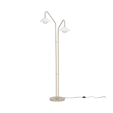 Como Vloerlamp 2-lichts Beige