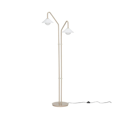 Como Stehlampe 2-flammig Beige