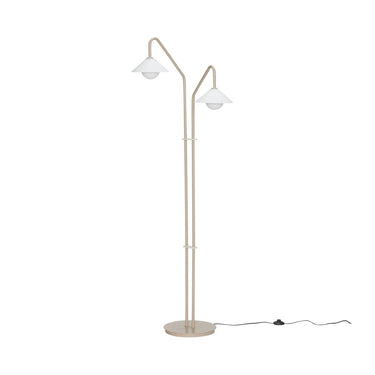 Como Vloerlamp 2-lichts Beige