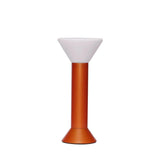 Flash draagbare lamp metallic oranje tafellamp draadloos - 14 cm breed - Mooier Thuis