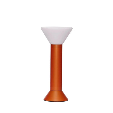 Flash draagbare lamp metallic oranje