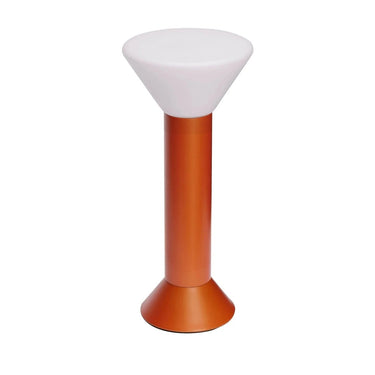 Flash draagbare lamp metallic oranje
