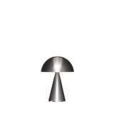 Mush draagbare lamp nikkel tafellamp draadloos - 15 cm breed - Mooier Thuis