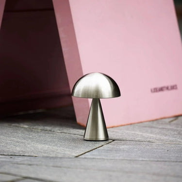 Mush draagbare lamp nikkel