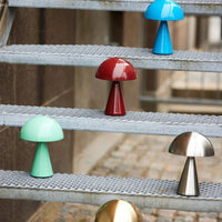 Hübsch Mush draagbare lamp rood - Mooier Thuis
