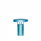 BringMe Draagbare Mini-lamp Metallic Turquoise tafellamp draadloos - 18 cm breed - Mooier Thuis