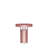 BringMe draagbare mini-lamp metallic roze tafellamp draadloos - 18 cm breed - Mooier Thuis