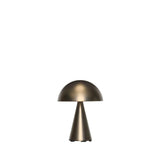 Mush draagbare lamp gepolijst messing tafellamp draadloos - 15 cm breed - Mooier Thuis