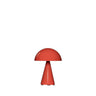 Mush draagbare lamp felrood tafellamp draadloos - 15 cm breed - Mooier Thuis