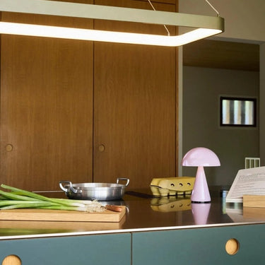 Mush Draagbare Lamp Lichtroze