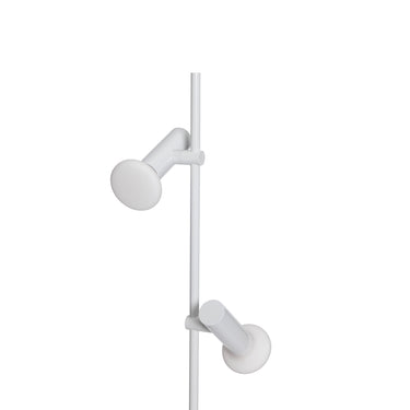 Set vloerlamp 2-lichts lichtgrijs