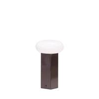 Lage draagbare bruine lamp - Mooier Thuis