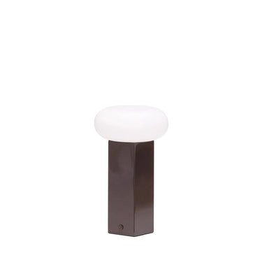 Lage draagbare bruine lamp