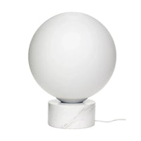 Witte bolvormige vloerlamp - Mooier Thuis