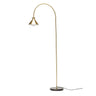 Vloerlamp buis messingkleur - goud - Mooier Thuis