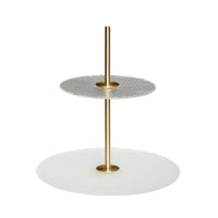 Ripple etagère matglas/messing - Mooier Thuis