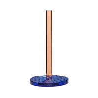 Kiosk keukenrolhouder blauw/roze - Mooier Thuis