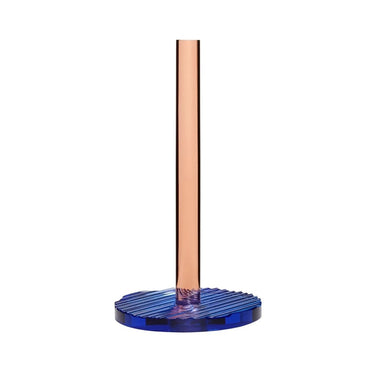 Kiosk keukenrolhouder blauw/roze