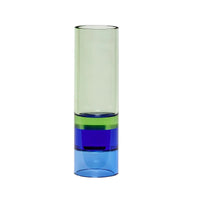 Hübsch Astro theelichthouder groen/blauw