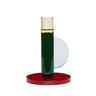 Astro kandelaar groen - groen en rood - Mooier Thuis