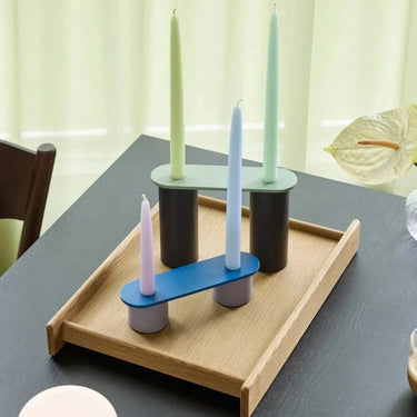 Modu Kerzenständer, mehrfarbig (2er-Set)