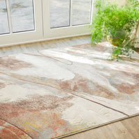 Acampo 7270 vloerkleed - crémewit en creme - Mooier Thuis