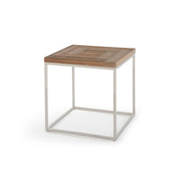 Ace Bijzettafel Gerecycled Vurenhout Naturel 61x61 cm