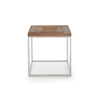 Ace Bijzettafel Gerecycled Vurenhout Naturel 61x61 cm