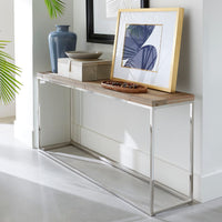 Ace Consoletafel Gerecycled Vurenhout Naturel 170x38 cm