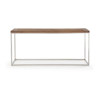 Ace Consoletafel Gerecycled Vurenhout Naturel 170x38 cm