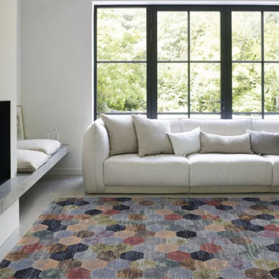 Vloerkleed Amado 2626 Multicolor Honingraat