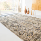 Antiquarian 8720 vloerkleed - beige en antraciet - Mooier Thuis