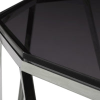 Aria Consoletafel Smoked Glas 140x43 cm