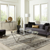 Aria Salontafel Smoked Glas 104x104 cm