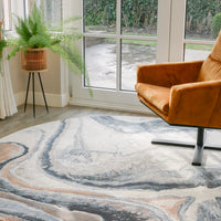 Aspen 8656 vloerkleed - grijs en crémewit - Mooier Thuis