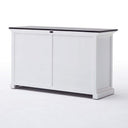 Halifax Contrast Buffetkast 145 cm | Wit/Zwart - afbeelding 11