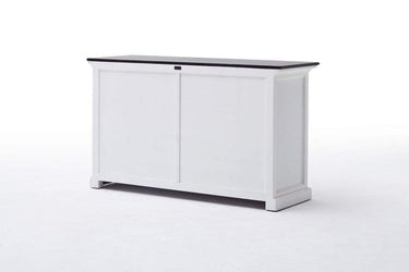 Halifax Contrast Buffetkast 145 cm | Wit/Zwart - afbeelding 11