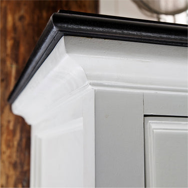 NovaSolo Halifax Contrast Buffetkast 145 cm | Wit/Zwart - Mooier Thuis