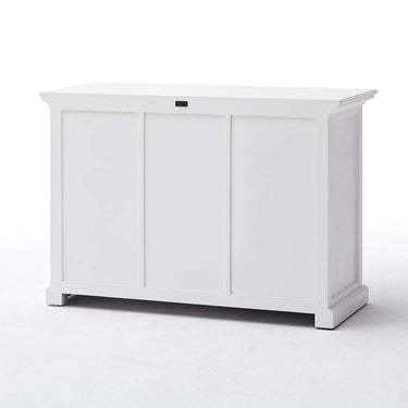 Halifax Buffetkast met 2 rotan manden 124 cm | Wit - afbeelding 9