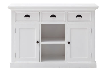 Halifax Buffetkast met 2 rotan manden 124 cm | Wit - afbeelding 27
